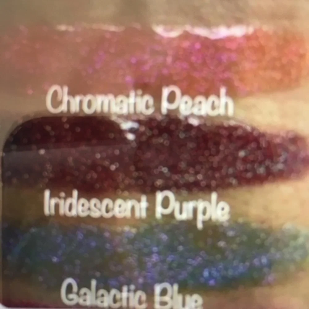 Jordana Cosmic Glow Galactic Blue lip gloss